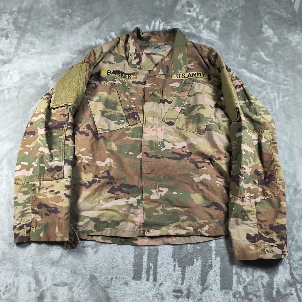 US Army Jacket Mens Medium Regular OCP Multicam Combat Uniform Field Shirt